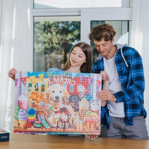 PUZZLE TREFL PRIME UFT 1000 - Cuteness Overload ze słodkimi pieskami 10699