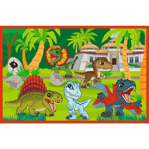 Puzzle - 2x24 - Małe dinozaury - Universal Jurassic World - Trefl 34437