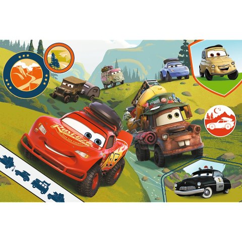 Puzzle - 24 Maxi - Wesołe auta - Disney Cars 3 - Trefl 14352
