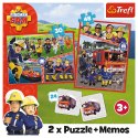 Puzzle + MEMOS - 2w1 (30,48) - Drużyna Strażaka Sama - Trefl 93334