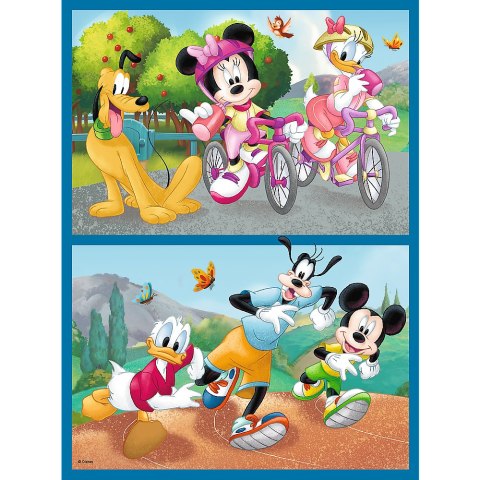 Puzzle + MEMOS - 2w1 (30,48) - Poznaj bohaterów Disney - Myszka Miki - Trefl 93344