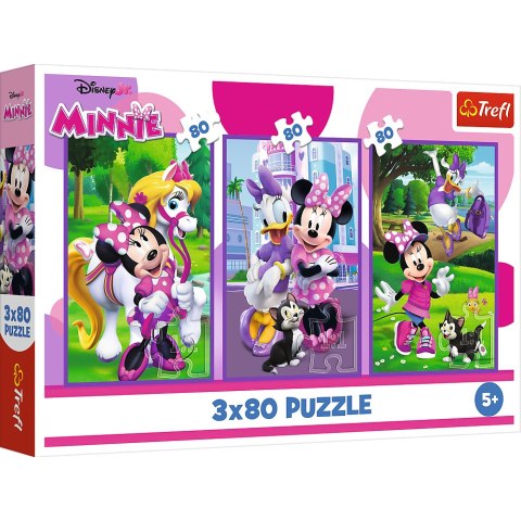 Puzzle - 3x80 - Minnie i przyjaciele - Disney Minnie Trefl 34889