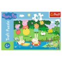 Puzzle - 60 - Wakacyjna zabawa - Świnka Peppa - Trefl 17326