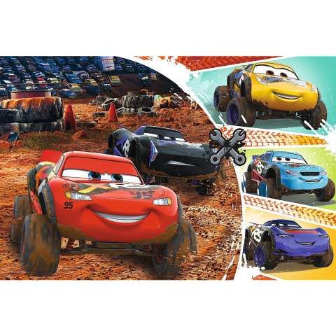 Puzzle - 60 - Zygzak McQueen z przyjaciółmi - Disney Cars 3 - Trefl 17327