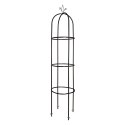 Pergola ogrodowa LUARO kolumnowa słup kolumna dzwon stojak na róże kwiaty pnące metalowa 195 cm
