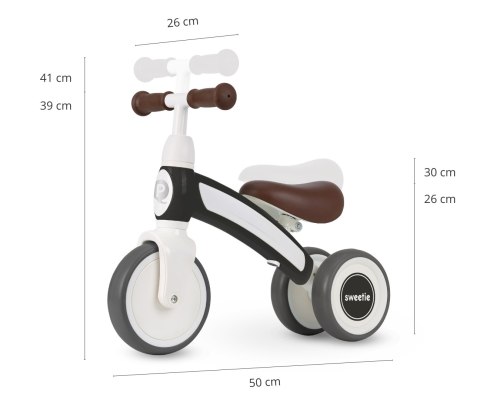 MILLY MALLY 6294 Qplay Pojazd Sweetie dark grey