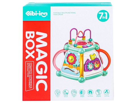 Multikostka Kostka Bryła Piramida Edukacyjna Sensoryczna zabawka dla malucha 7w1