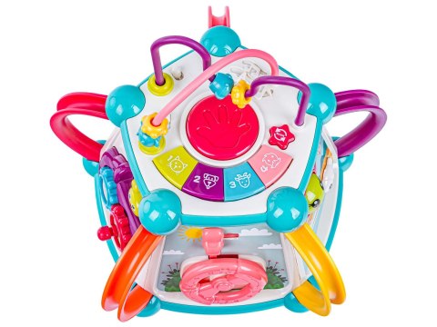 Multikostka Kostka Bryła Piramida Edukacyjna Sensoryczna zabawka dla malucha 7w1