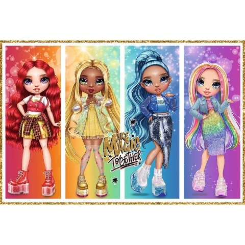 Puzzle - 2x200 - Tęczowe lalki - Rainbow high - Trefl 13335