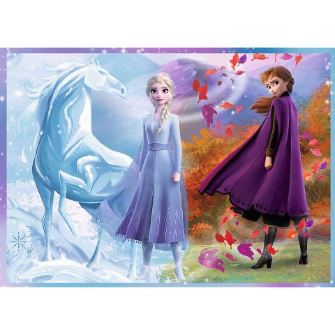 Puzzle - 4w1 - Podróż w nieznane / Disney Frozen Trefl 34323
