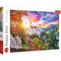Puzzle - 500 - Widok na zamek Neuschwanstein - Niemcy - Trefl 37427