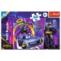 Puzzle - 60 - Batman i jego pojazdy - Trefl 17400