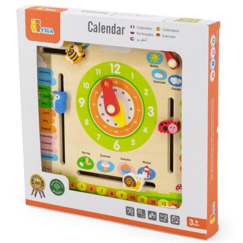 VIGA Kalendarz Edukacyjny Nauka Jezyka Angielskiego