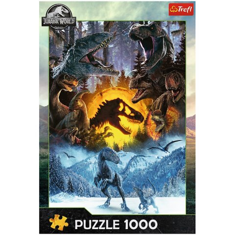 Puzzle - 1000 - W świecie Parku JurajskiegoFSC Mix 70% 10939