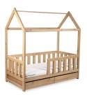 KLUPŚ Łóżko-domek 160x80 LIV dąb