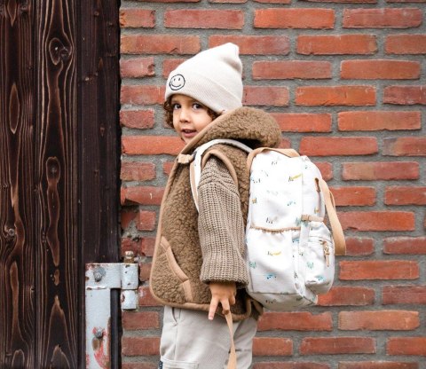 Plecak dla dzieci L Small Aeroplane Beige KIDZROOM