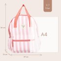 Plecak dla dzieci L Stripe Frenzy Pink KIDZROOM