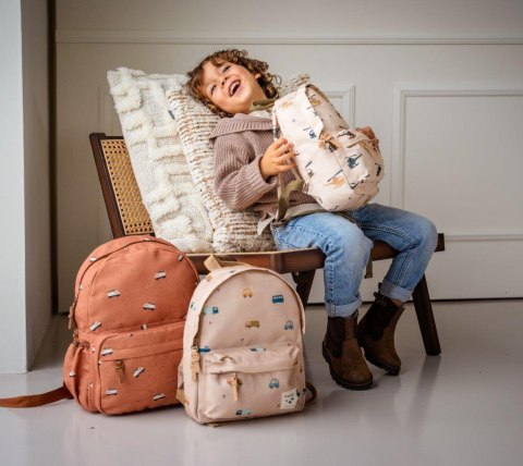 Plecak dla dzieci L Sweet Cars brown KIDZROOM