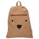 Worek plecak Beary Excited Brown KIDZROOM