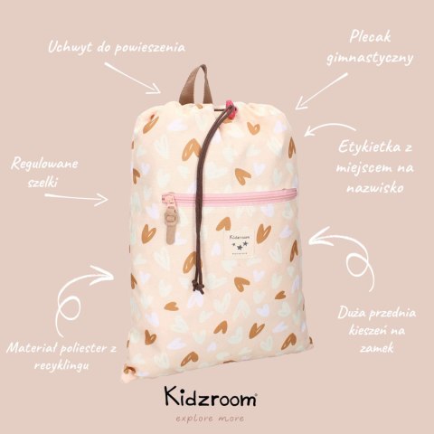 Worek plecak Loving Days Pink KIDZROOM