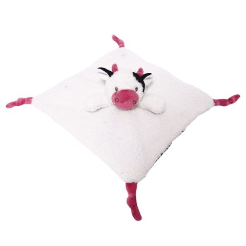 AXIOM 9498 Miluś Krówka biało-bordowa 25 cm