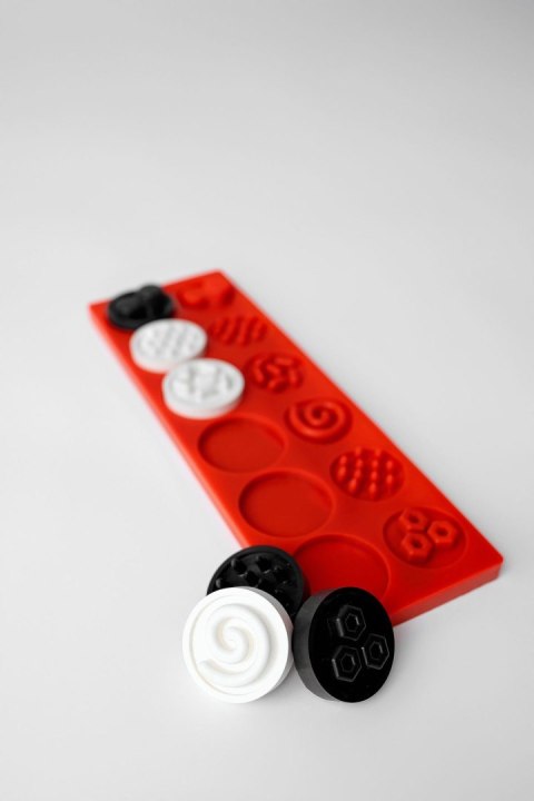 HENCZ 841 Puzzle sensoryczne kółeczka XL kontrastowe