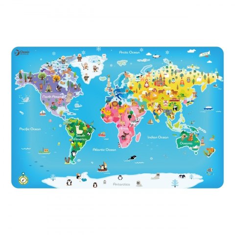 CLASSIC WORLD Puzzle Drewniane Mapa Świata