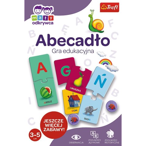 Gra Edukacyjna dla dzieci Abecadło Mały Odkrywca Trefl 01945