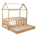 KLUPŚ Łóżko-domek 160x80 LIV dąb