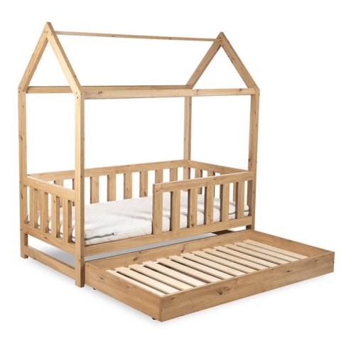 KLUPŚ Łóżko-domek 160x80 LIV dąb