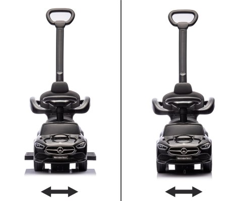 MILLY MALLY 6111 Pojazd z rączką Mercedes C-Class Deluxe Black