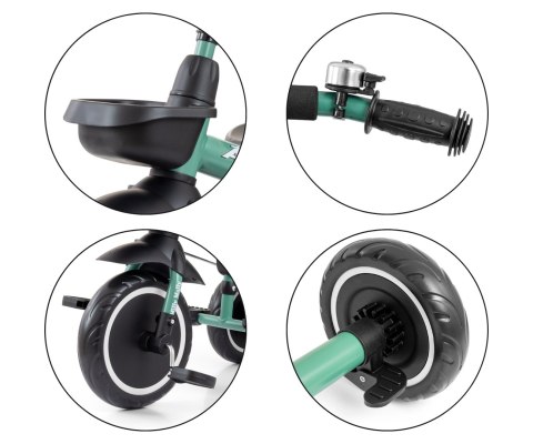 MILLY MALLY 6193 Rowerek trójkołowy Axel dark green