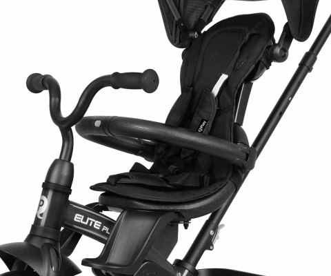 MILLY MALLY Qplay Rowerek trójkołowy Elite Platinum Black