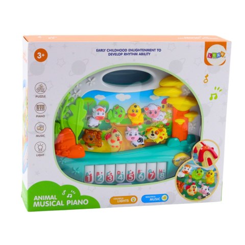 Pianinko Edukacyjne Interaktywne Dla Malucha Odgłosy Zwierząt
