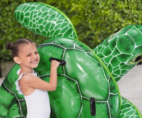 Bestway 41524 Dmuchany Żółw materac z uchwytami 1.50m x 1.45m