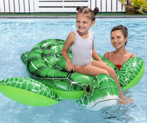 Bestway 41524 Dmuchany Żółw materac z uchwytami 1.50m x 1.45m