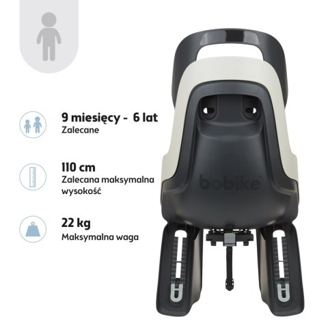 Fotelik row.Bobike GO bagażnik MIK HD Vanilla Cup