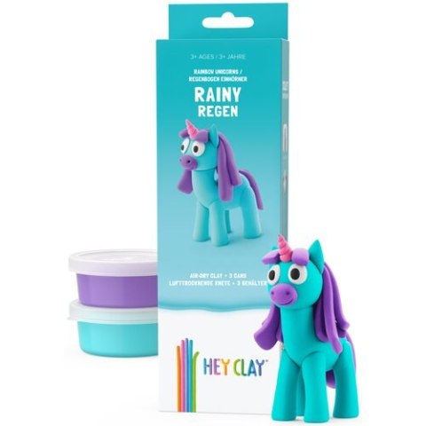 HEY CLAY HCL30140CEE Figurka Jednorożec Rainy 3 pak