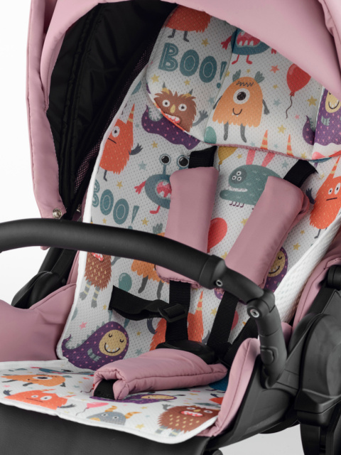 Joy New Natoni wózek spacerowy do 22 kg - Coral Blush