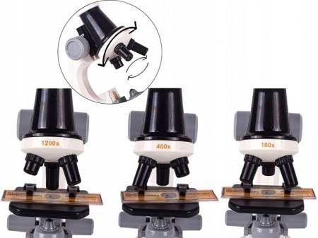 Mikroskop do zabawy z akcesoriami Scientific Microscope #G2