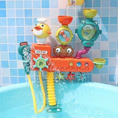 WOOPIE BABY Zabawka do Kąpieli Kranik Prysznic Fontanna Przelewowa Kaczuszka