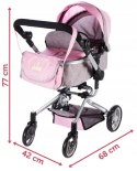 Wózek spacerowy głęboki Spacerówka Gondola 2w1 Różowy #G2