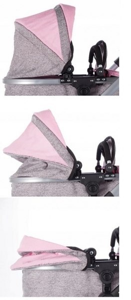 Wózek spacerowy głęboki Spacerówka Gondola 2w1 Różowy #G2