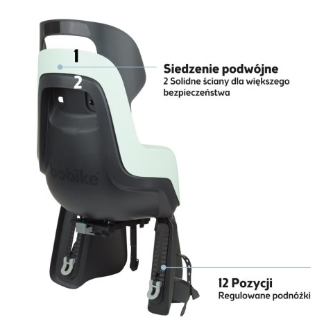 Fotelik row.Bobike GO bagażnik MIK HD Mint Marshm