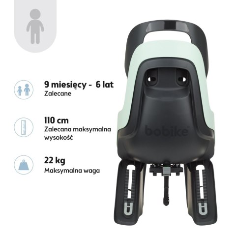 Fotelik row.Bobike GO bagażnik MIK HD Mint Marshm