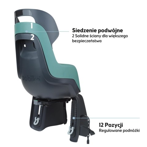 Fotelik row.Bobike GO bagażnik MIK HD Peppermint