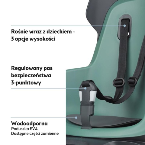 Fotelik row.Bobike GO bagażnik MIK HD Peppermint