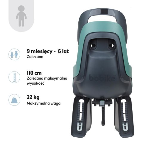 Fotelik row.Bobike GO bagażnik MIK HD Peppermint