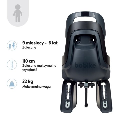 Fotelik row.Bobike GO bagażnik MIK HD Urban Black
