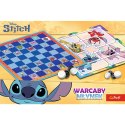 Gra planszowa Warcaby i Młynek Lilo & Stitch Trefl 02799
